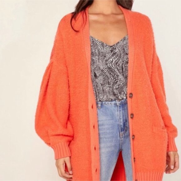 Free People Snow Drop Cardigan Sweater in Saturn Combo M - NEW - Picture 6 of 16